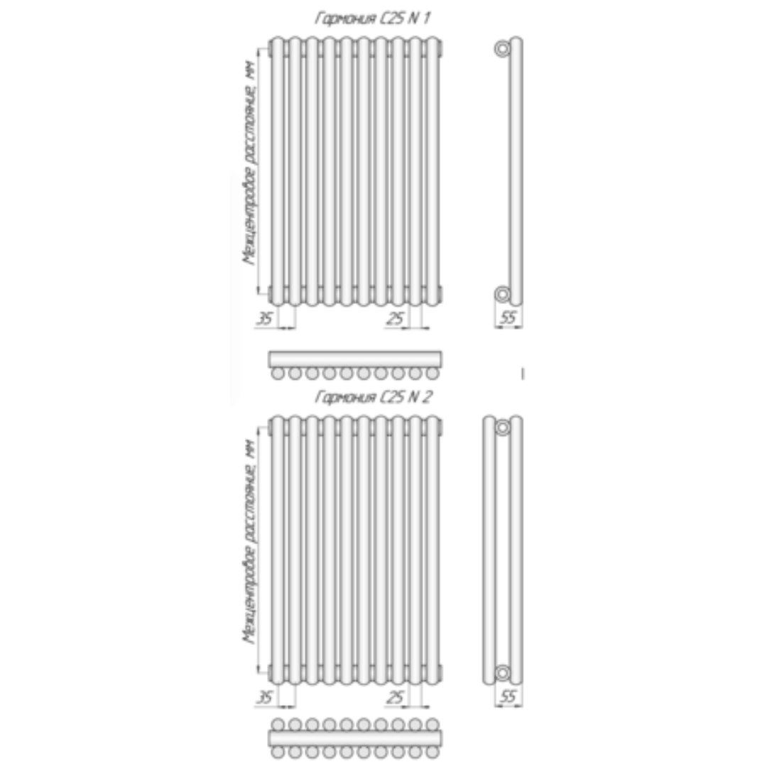 Радиатор КЗТО Гармония C25 N - 0.png